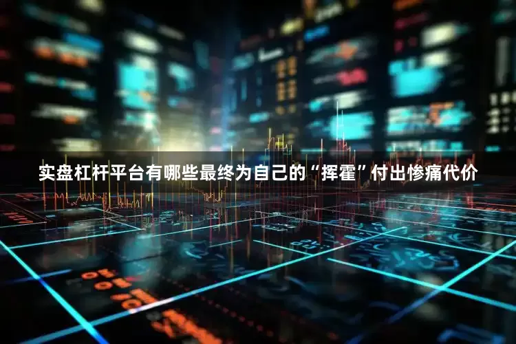 实盘杠杆平台有哪些最终为自己的“挥霍”付出惨痛代价
